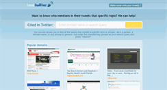 Desktop Screenshot of loudtwitter.com